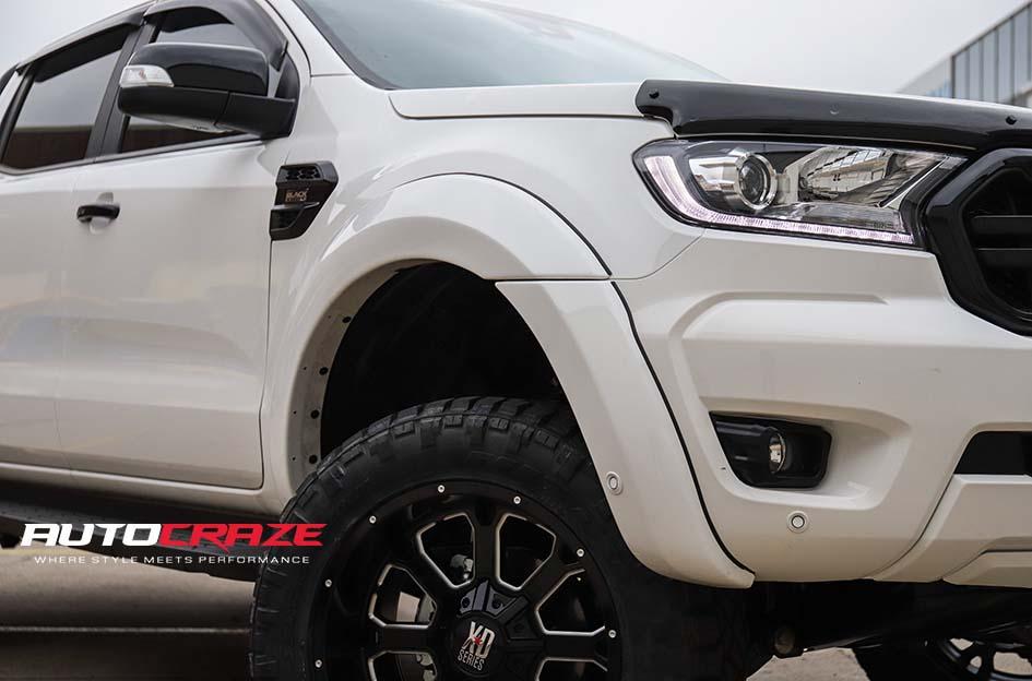 FORD RANGER BUCK 25 XD GLOSS BLACK MILLED ACCENTS